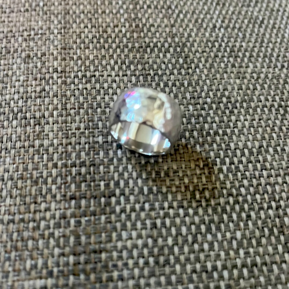 Genuine .925 Silver Silpada Hammered Band Ring